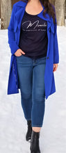 Load image into Gallery viewer, Navy Long-Sleeved Top - Miracle
