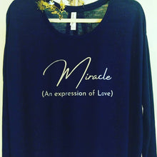 Load image into Gallery viewer, Navy Long-Sleeved Top - Miracle
