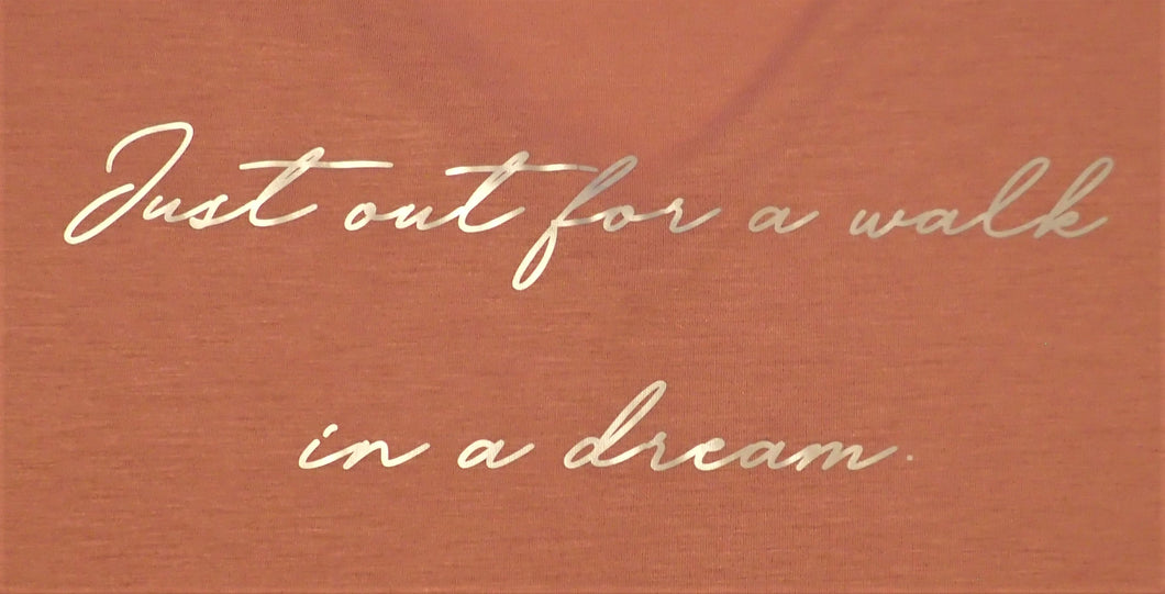 Dusty Rose Flowy Tee - 